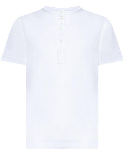120% Lino T-shirts And Polos - White