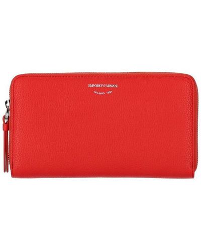Emporio Armani Myea Orange Wallet - Red