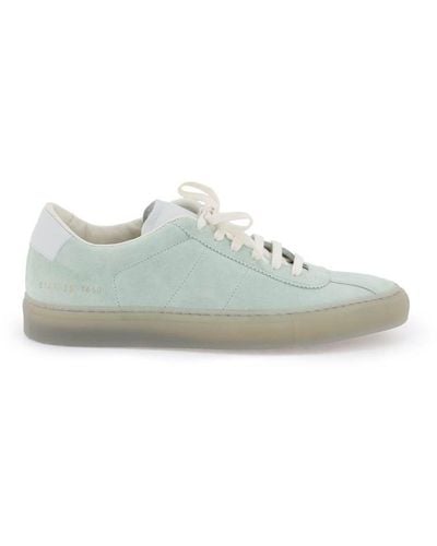Common Projects Suede Leather Sneakers For Men - Green