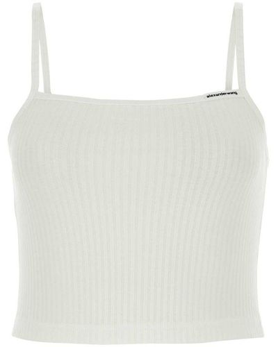 T By Alexander Wang Canvas "Cami" - White