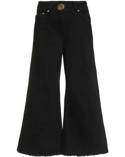 Mother Of Pearl Chloe Cropped Jeans - Black