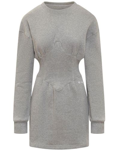Chiara Ferragni Cotton Dress - Gray