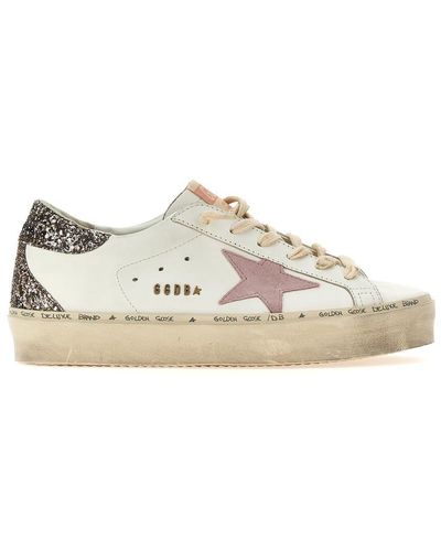 Golden Goose Women Hi Star Classic With Spur Sneakers - White