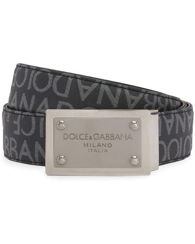 Dolce & Gabbana Belt Accessories - Grey
