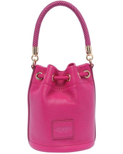 Marc Jacobs Tonal Logo Bucket Bag - Pink
