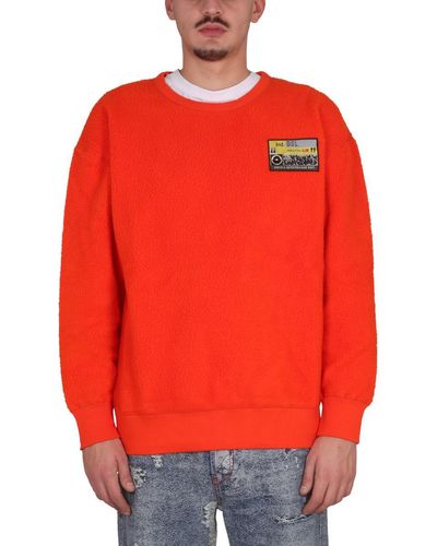 DIESEL Sweatshirt With Logo - Red
