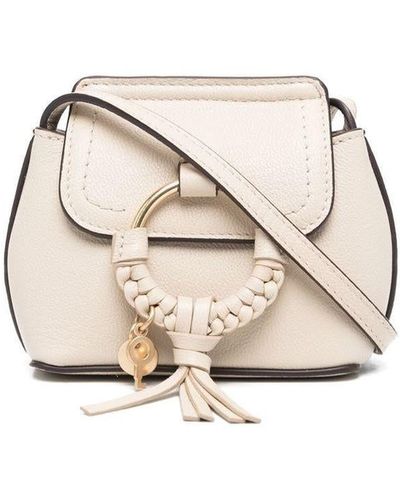 See By Chloé Joan Small Leather Crossbody Bag - Natural