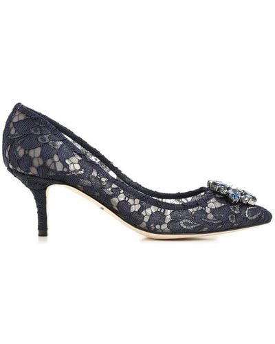 Dolce & Gabbana Flat Shoes Blue