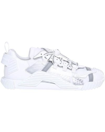 Dolce & Gabbana Ns1 Leather Sneakers - White