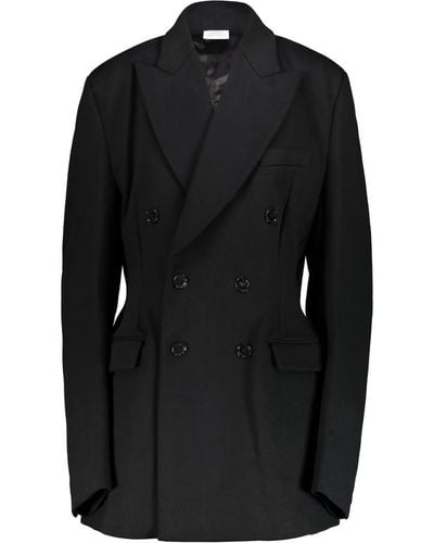 Vetements Hourglass Molton Tailored Jacket Clothing - Black