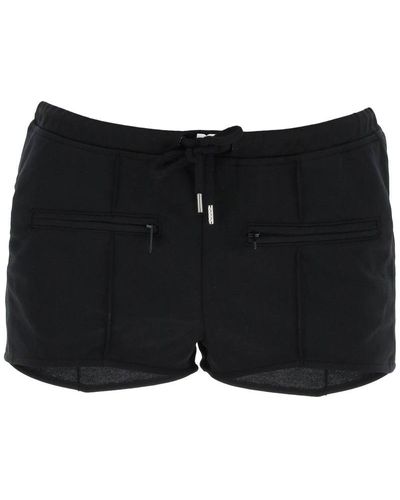 Courreges Courreges "Jersey Interlock Mini Shorts - Black