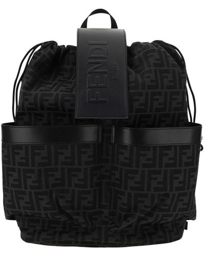 Fendi 'Strike Medium' Backpack - Black