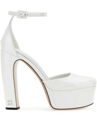 Miu Miu Heeled Shoes - White