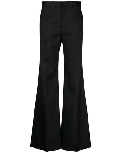 Chloé Flared Silk Pants - Black