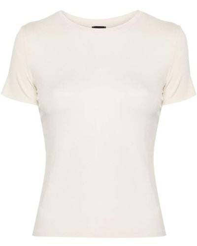 Pinko Embroidered Logo T-shirt - White