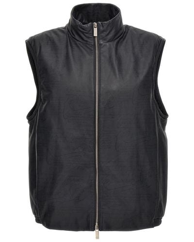 Berluti 'Printed Scritto' Vest - Black
