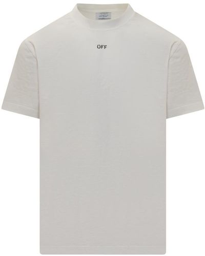 Off-White c/o Virgil Abloh T-shirt With Logo - White