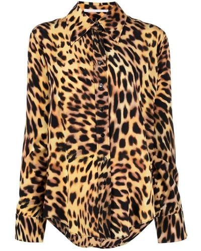 Stella McCartney All-over Leopard-print Shirt - Multicolor