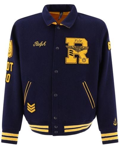 Polo Ralph Lauren Reversible Varsity Jacket - Blue
