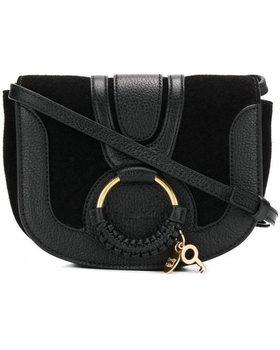 See By Chloé Hana Mini Leather Crossbody Bag - Black
