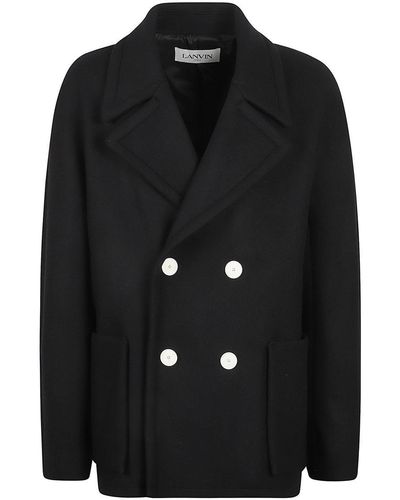 Lanvin Coats Black