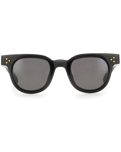 Sporty & Rich "Frame No.04" Sunglasses - Gray