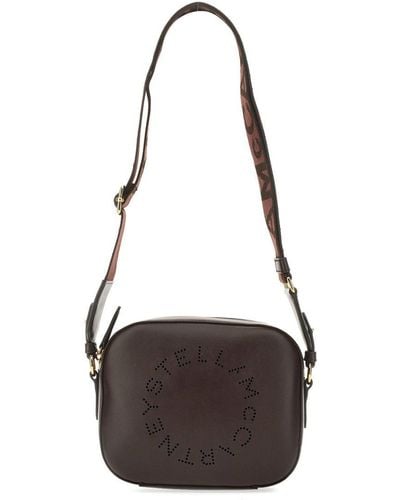 Stella McCartney Mini Star Logo Bag - Brown