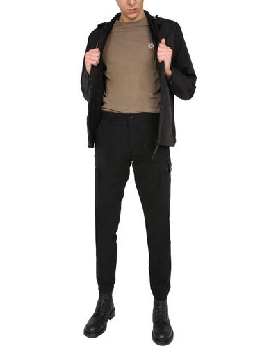 Ma Strum "nt20" Nylon Jacket With Fleece Lining - Black
