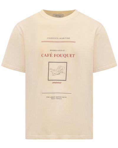 Nick Fouquet T-shirt With Print - Natural