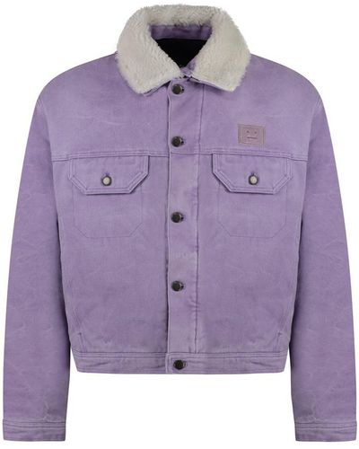 Acne Studios Denim Jacket - Purple
