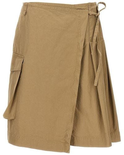 Dries Van Noten 'Skilt' Skirt - Natural