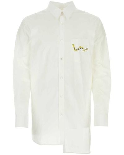 Lanvin Poplin Shirt - White