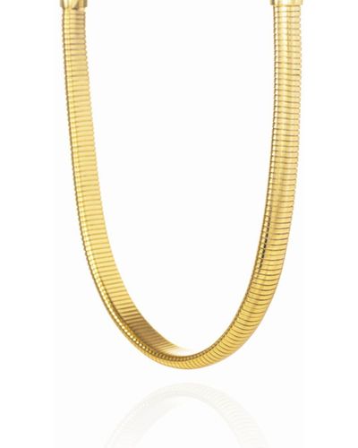 FEDERICA TOSI 'Cleo' Necklace With Clasp Fastening - Metallic