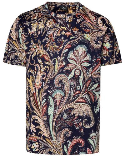 Etro Cotton T-Shirt - Multicolour