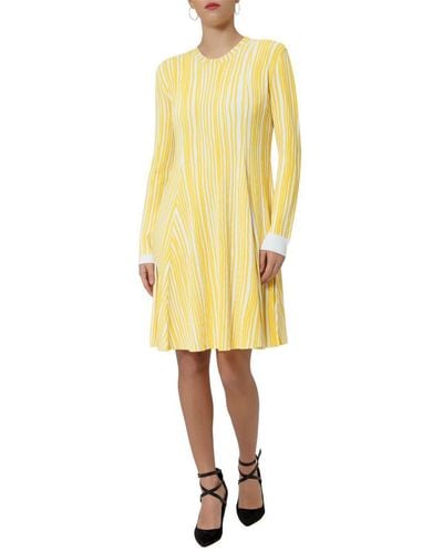 Calvin Klein 205W39Nyc Dress With Insets - Yellow