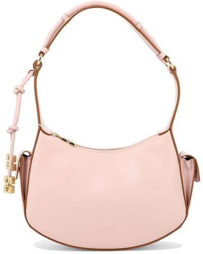 Ganni "Swing" Shoulder Bag - Pink