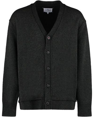 Maison Margiela Wool Blend Sweater - Black