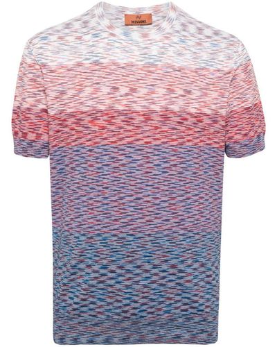 Missoni Tie-dye Print Cotton T-shirt - Pink