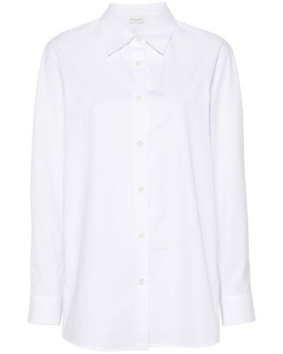 Dries Van Noten Casio Shirts - White