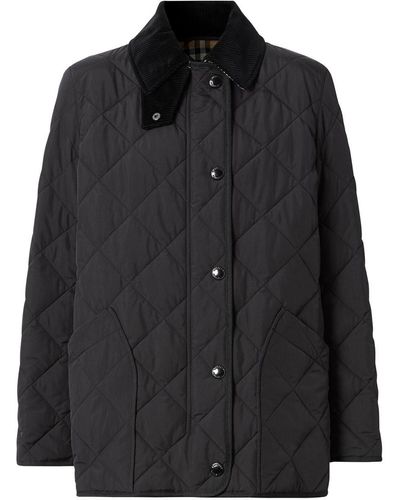 Burberry Quilted Barn Jacket - Black