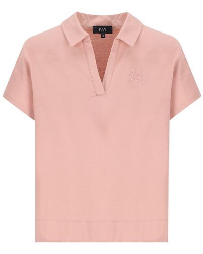 Fay T-shirts And Polos - Pink