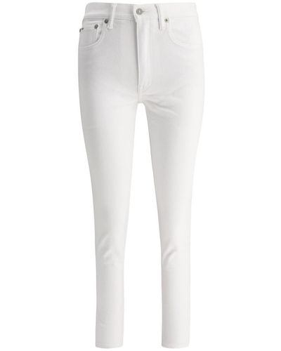 Polo Ralph Lauren The Mid Rise Skinny Jeans - White