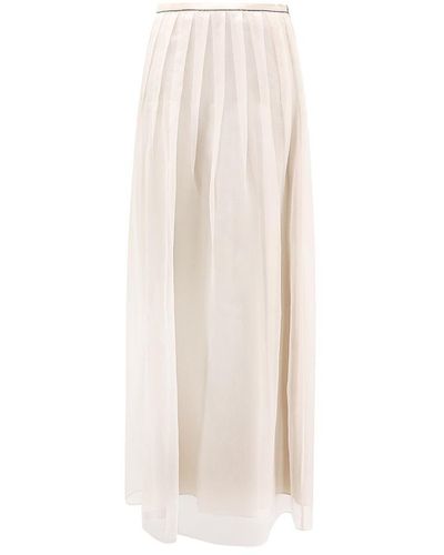 Brunello Cucinelli Skirt - White