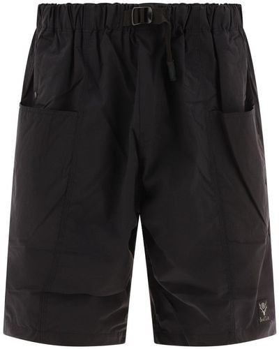 South2 West8 "Belted C.S." Shorts - Black