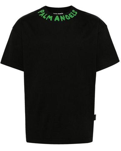 Palm Angels T-shirts - Black