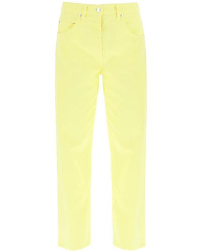 MSGM Straight-leg Jeans - Yellow