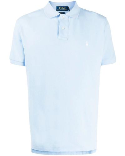 Polo Ralph Lauren Polo With Embroidered Logo - Blue