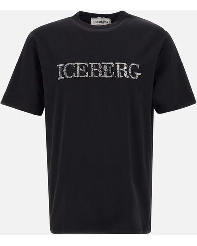 Iceberg T-Shirts And Polos - Black