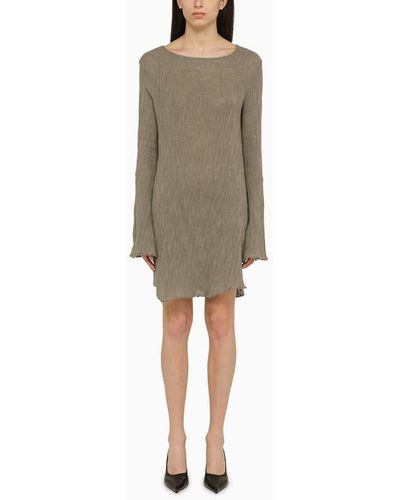 Our Legacy And Knit Mini Dress - Natural