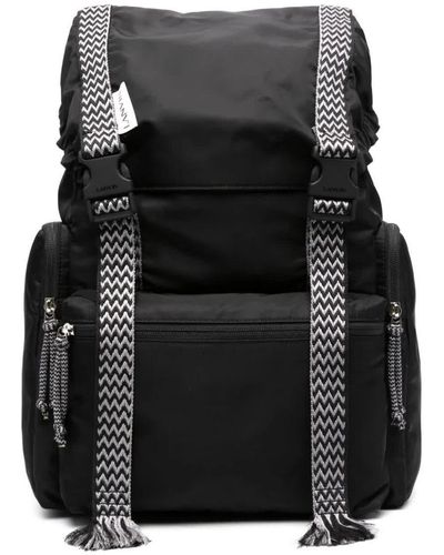 Lanvin Curb Strap-detail Backpack - Black